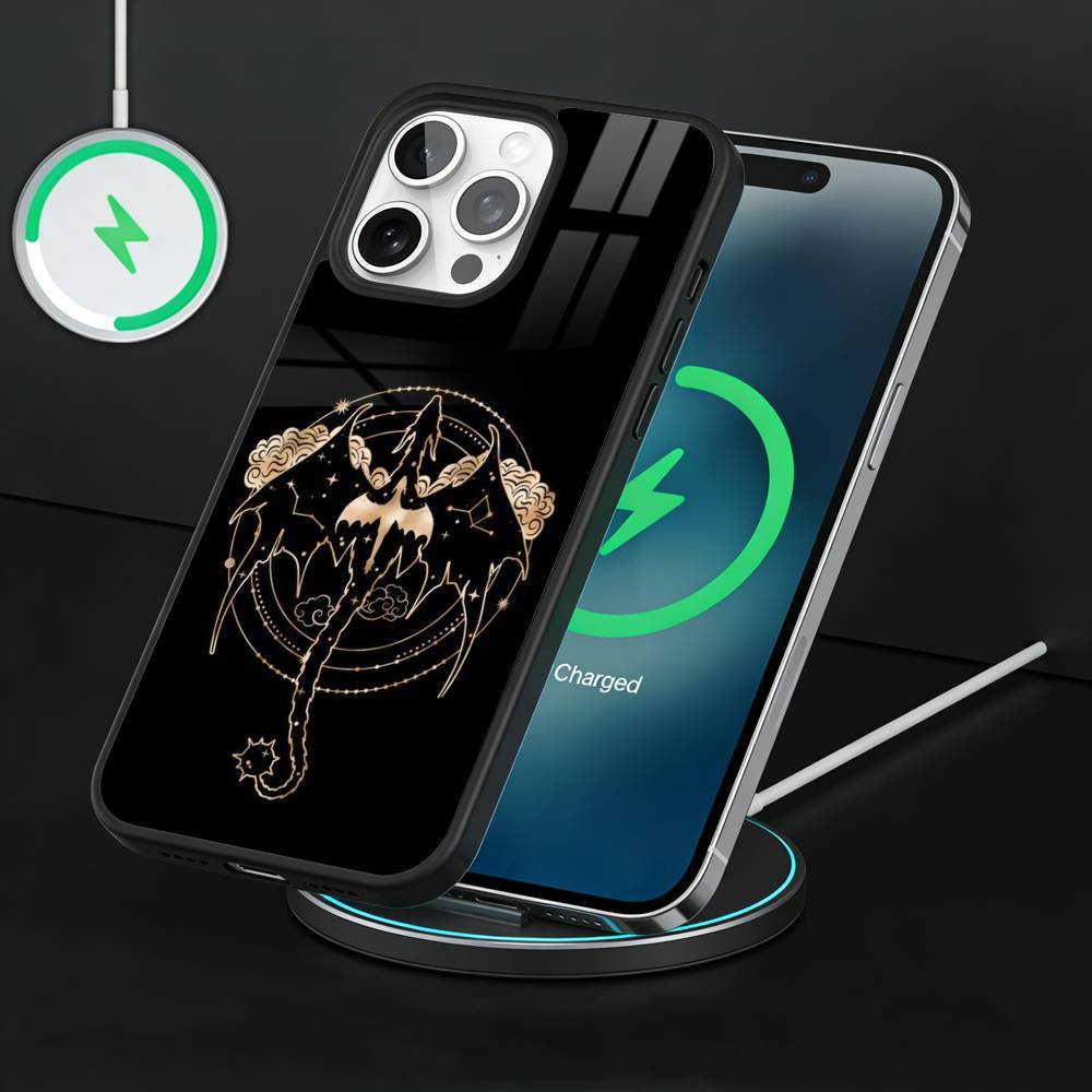 Dragon F-Fourth W-Wing Phone Case For iPhone17,16,15,14,13 Plus,Pro Max Magnetic For Magsafe Wireless Charging iPhone17Pro