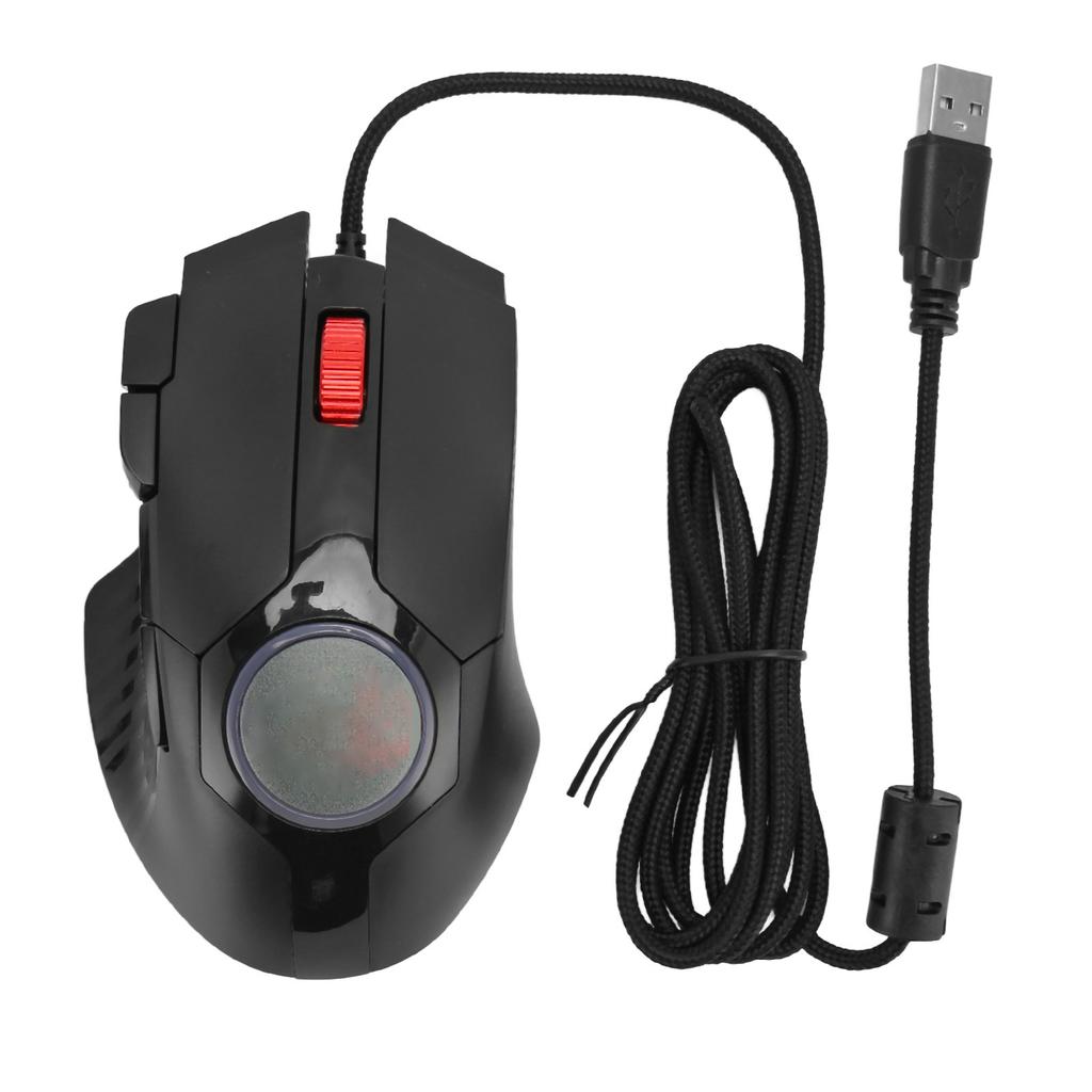 Gaming Mouse 7200 DPI RGB Backlit 8 Keys BT Mouse with Fire Button for Laptop PC