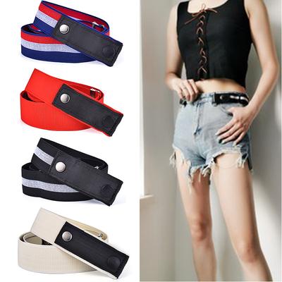 Jeans Belt Traceless Elastic Invisible Elastic Ladies Decoration No Punching Lazy Belt Tide