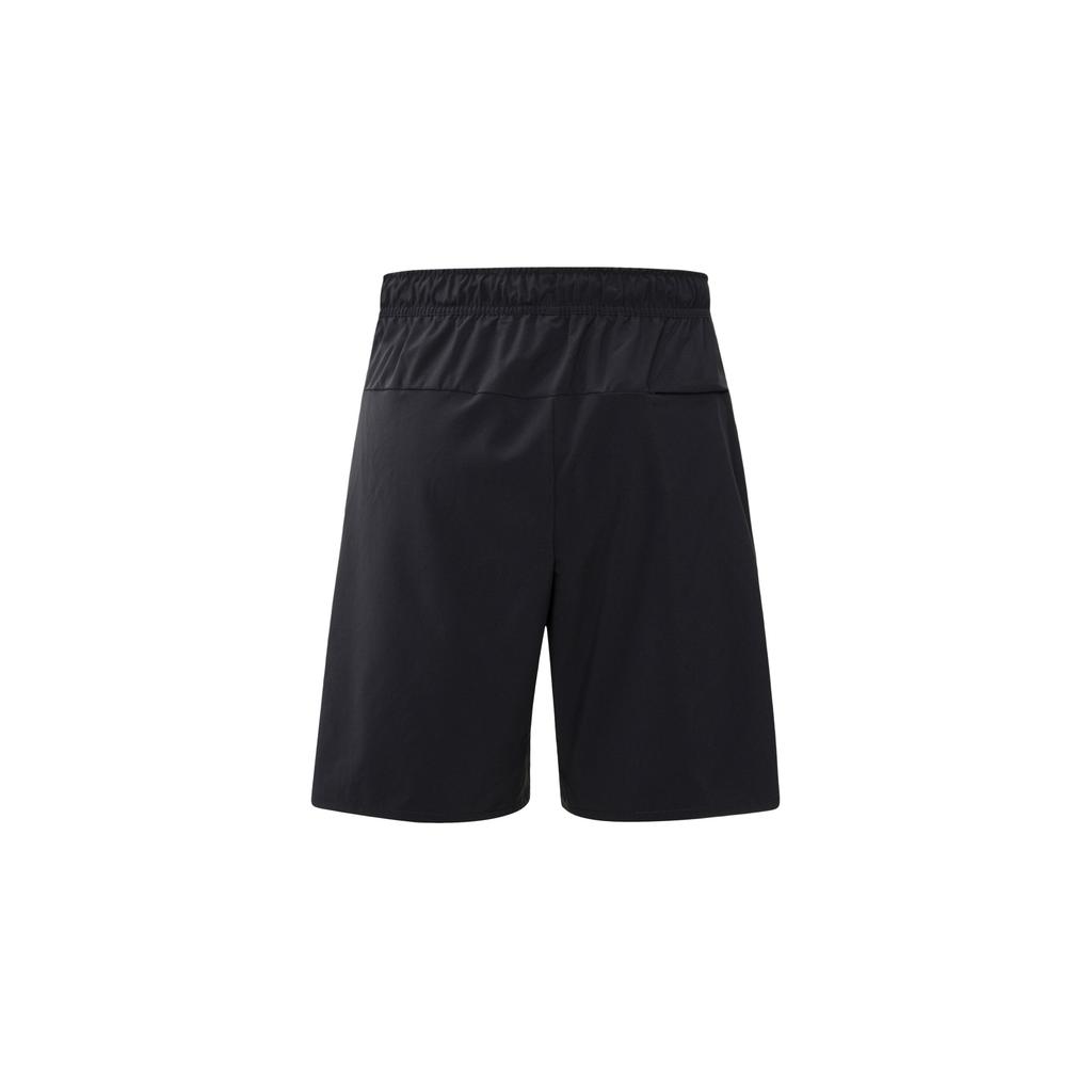 Nike Solid Color Drawstring Straight-Leg Shorts Men Bottoms Black DV9331-010