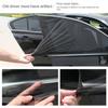Car Sun Shade Breathable UV Protection Curtains Car Window Sunshade for Travel Camping Nap Sleeping Breastfeeding Changing