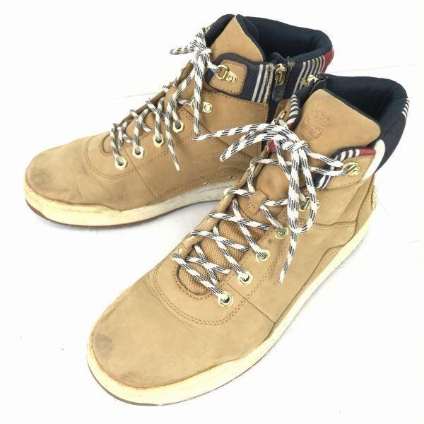 

Классические ботинки в стиле Timberland из нубука с боковой молнией 27.5 Верблюжий(ИСПОЛЬЗОВАЛ)