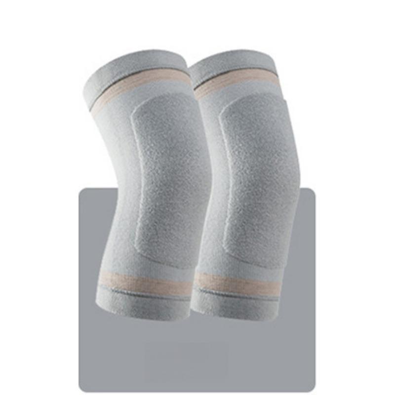 Sports Knee Pads Knitted Warm Brushed Cashmere Knee Protection Thickened Terry Leg Pads for Cold Weather