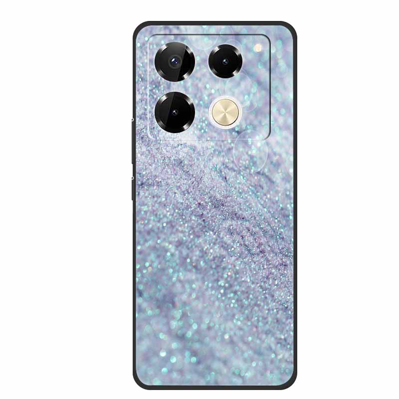 For Infinix Note 40 Pro 5G Case TPU Soft Silicone Cover Phone Cases for Infinix Note 40 40pro 4G Flowers Lovely Coque Fundas