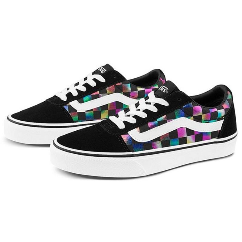 Vans Ward women's low-top colorful checkered skate shoes VN0A5EM62MZ