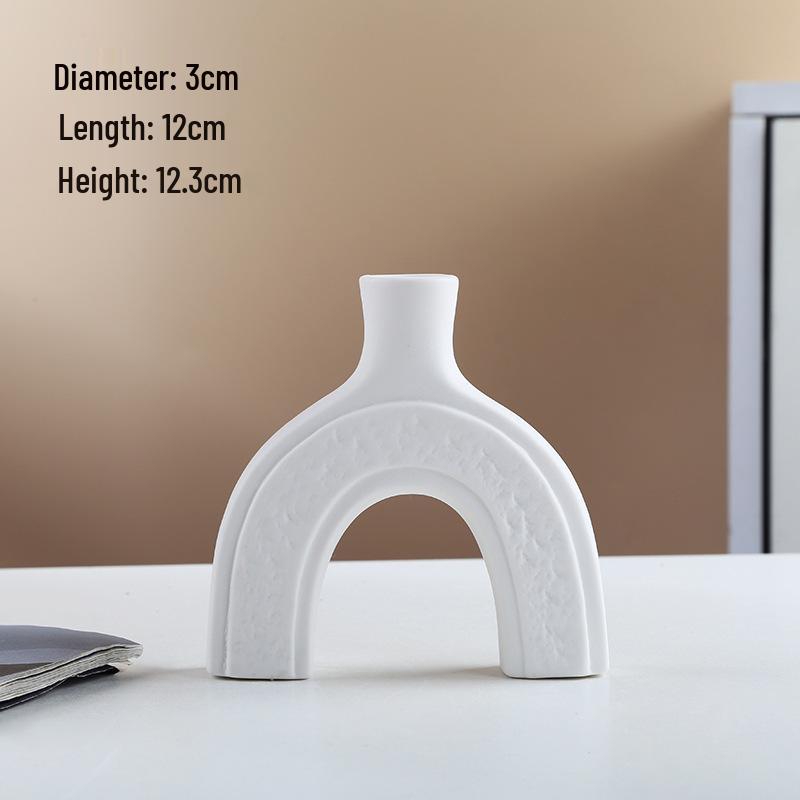 Nordic Irregular Ceramic Vase for Creative Living Room Decor