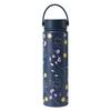 Stainless Steel Water Bottle Flower Printed Coffee Mug Vacuum Handy Cup  Outdoor Travel Office