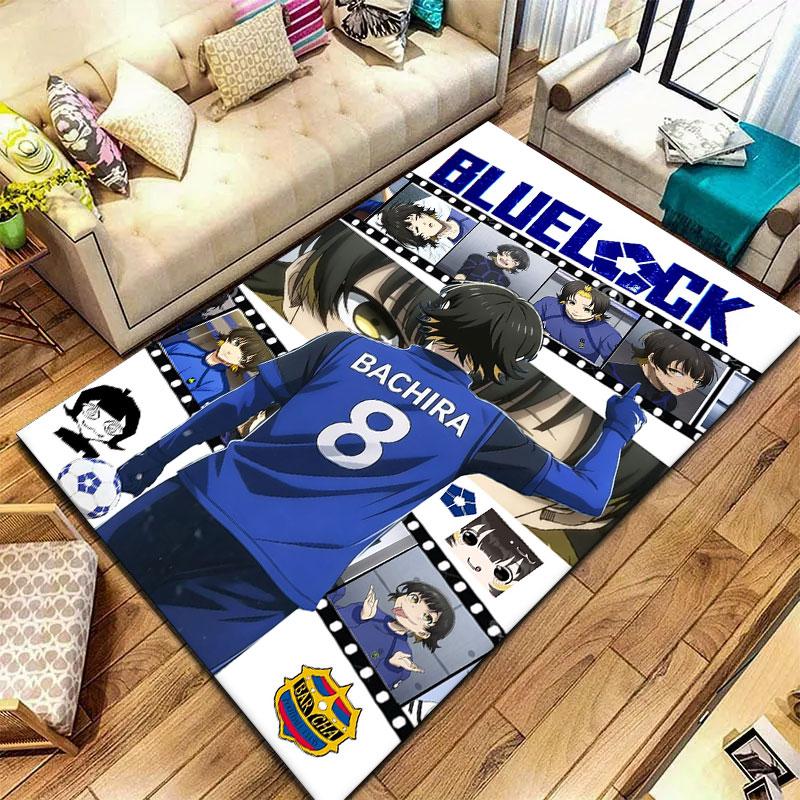 BLUE LOCK Carpet Rug for Living Room Bedroom Home Sofa Decoration,Kids play Non-slip Floor Mat
