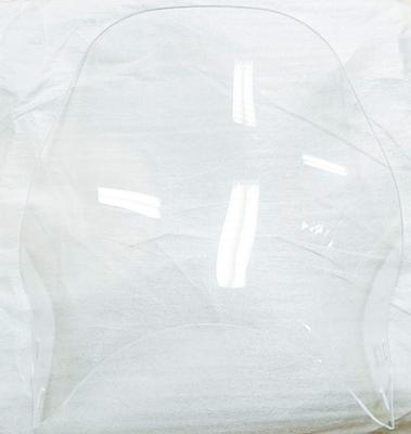 Universal Motorcycle Windshield Cowl [Transparent Clear] Visor Windscreen Cowl MINAKIKO