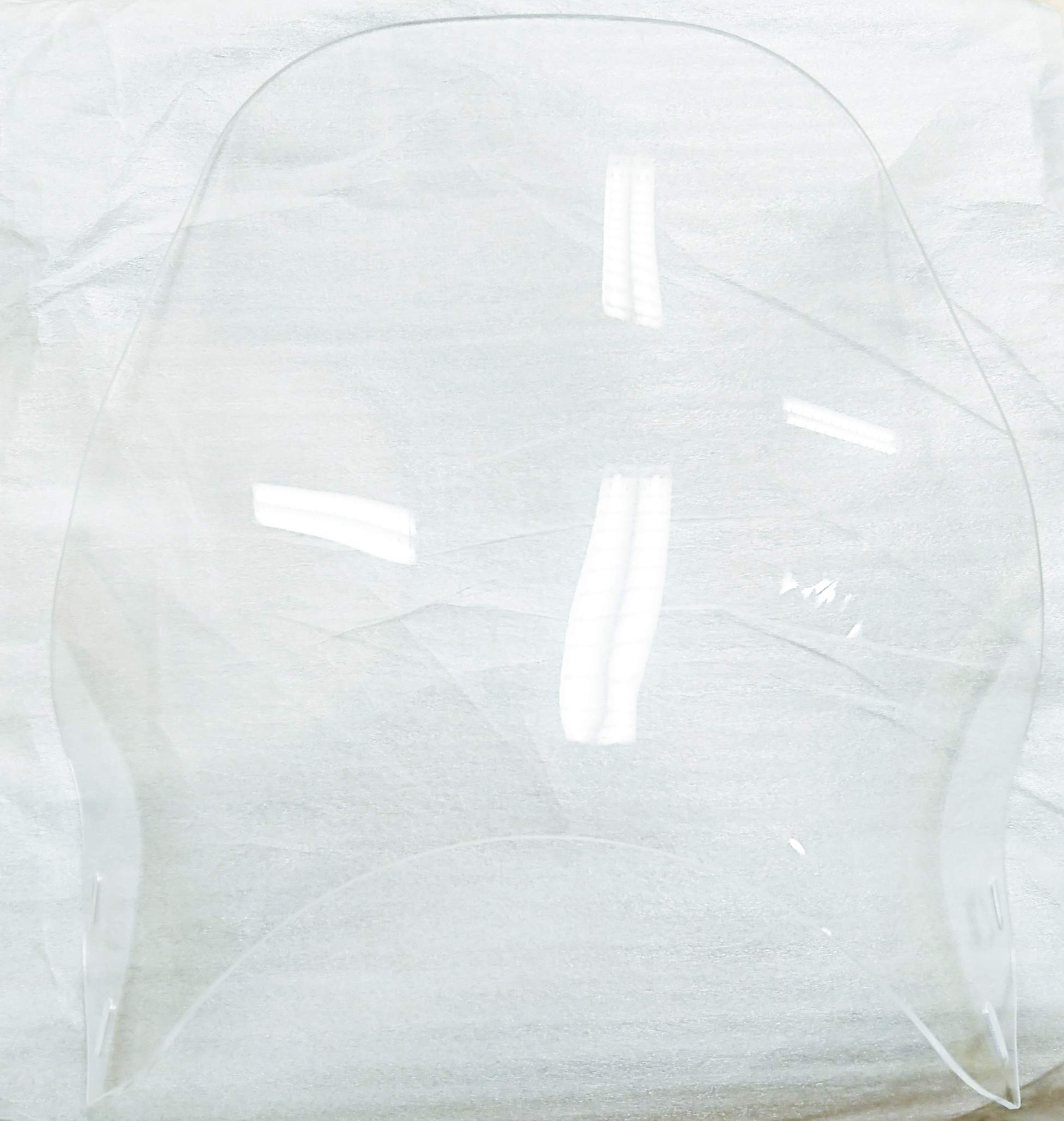 

Universal Motorcycle Windshield Cowl [Transparent Clear] Visor Windscreen Cowl MINAKIKO