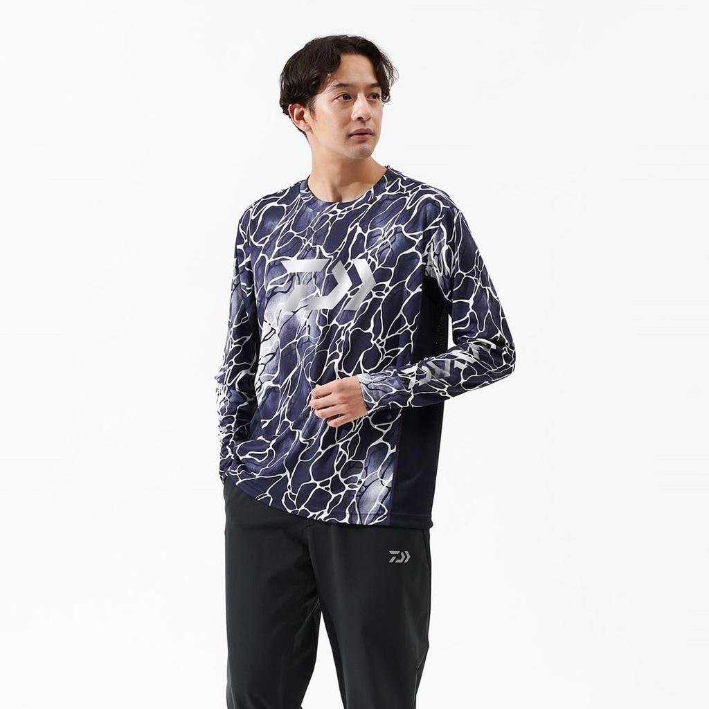 Daiwa DE-3825 Long Sleeve Game Shirt, Tide Yellow, Size M