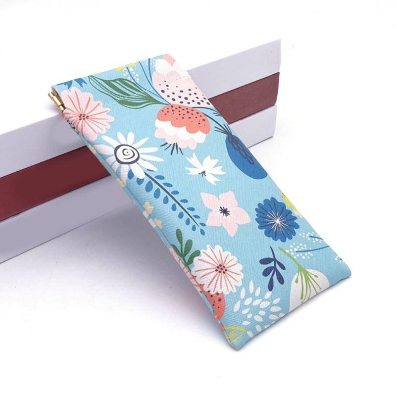 Automatic Closing PU Eyeglasses Case With Fashion Pattern For Secure Glasses Storage And Travel Convenience