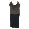 MAX MARA Two-tone color No sleeve Long dress 40 Brown Women Used
