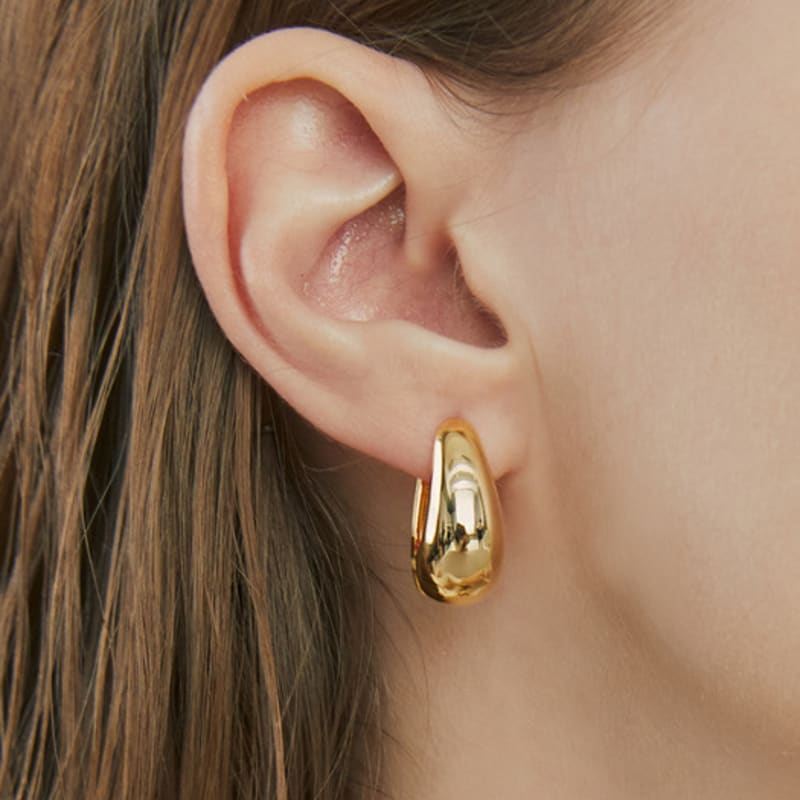 Hei Water Drop One-touch Earring
