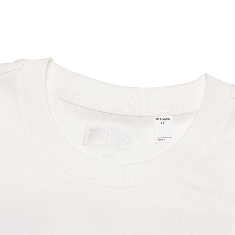 Fila Fashionable Versatile Short Sleeve Knit Top Men Tops Cloud-Mushroom-White F11M439116FWT
