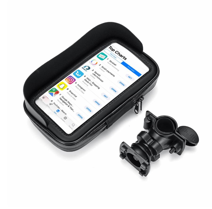 6.3 Inch Waterproof Bike Bicycle Mobile Phone Holder Stand Motorcycle Handlebar Mount Bag Case For Iphone for Samsung