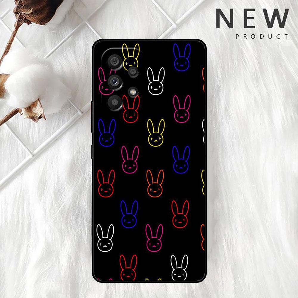 Anime Bad Bunny Cover For Samsung Galaxy A52 A12 A51 A32 A21s A71 A32 5G A12 A22 A53 A31 A13 A72 A02s A41 A03 A04 Phone Cover