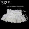 Hollow Embroidery Fake Collar White Cotton High Neck Detachable Collar Soft Faux Tops Ruffle Collar Photograph Accessory