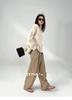Women's Thickened Cashmere High Neck Cable Knit Sweater - Autumn/Winter Loose Style