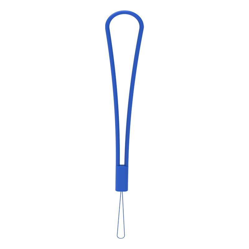 Silicone Mobile Phone Lanyard with USB Drive – Durable Wrist & Neck Strap, Solid Colors