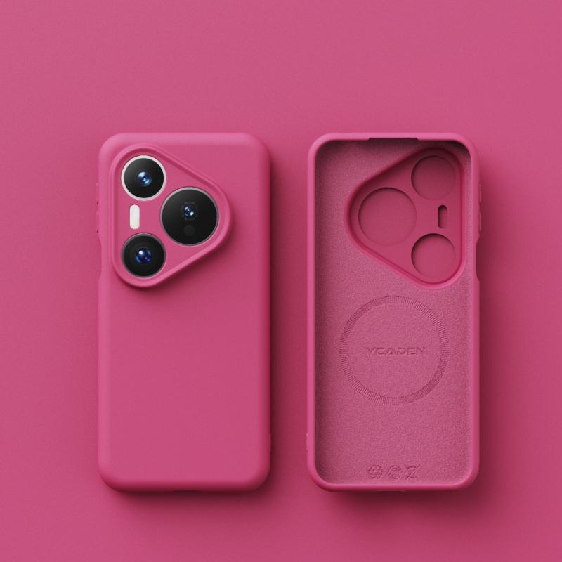 Soft Silicone Magsafe Magnetic Phone Case For HuaWei Pura 80 70 Mate 80 70 Air 60 50 Ultra Pro Max Frosted Wireless Charge Cover