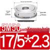 Dual-Sided Flat Timing Pulley: 5M50 Teeth, Width Options 11/16/21/27AF, Bore Size 8-30.