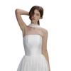 Elegant and Simple Tube Top Wedding Dress Removable Scarf Temperament Bride Travel Photography Light Wedding Dress Lawn Wedding Mori Main Dress