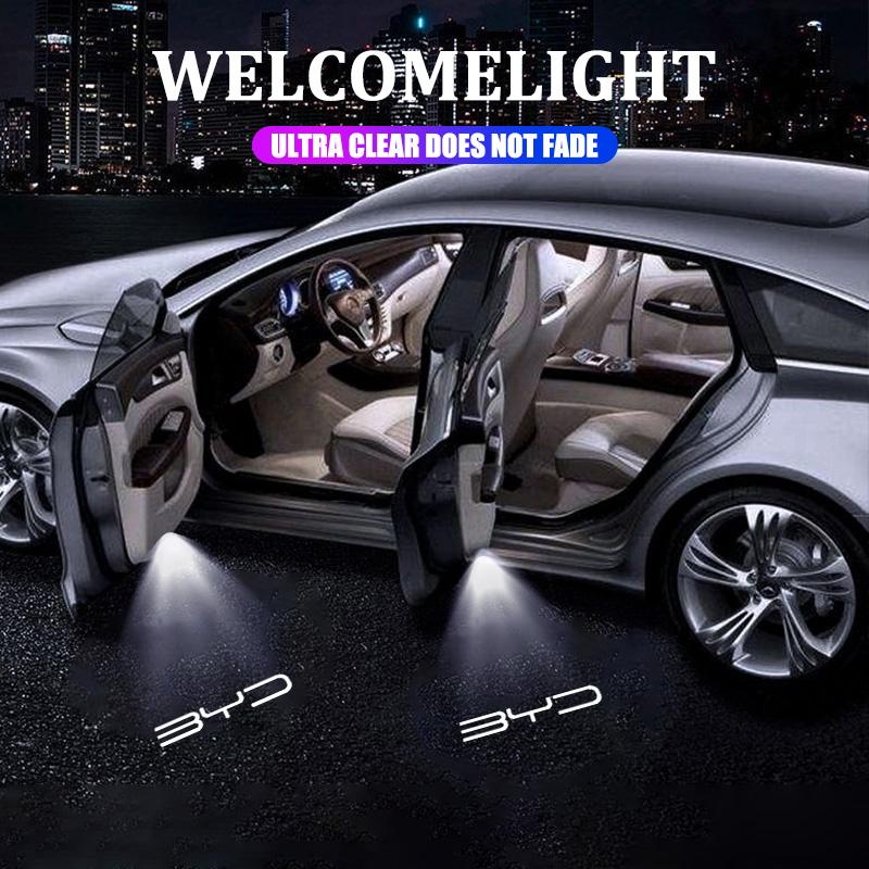 For BYD Seal F3 Atto 3 Tang Qin Han Song Plus Car Door LED HD Welcome Courtesy Shadow Projector Lamp Logo Light Car Accessories