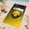 AEK Athens Microfiber Beach Towel Quick Dry Sand Free Lightweight Beach Towels for Travel Swimming Camping