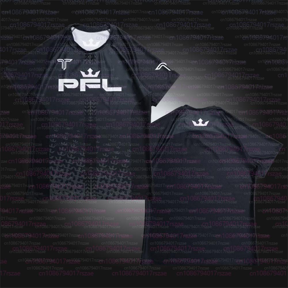 PFL Walk 2025 Boxing Jersey Men Summer Sparring MMA Uniform Clothing Outdoor Sports Short Sleeve Supporter T-Shirt Oversized Top