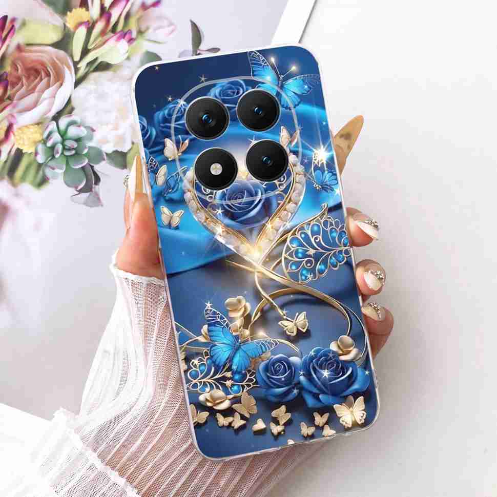 Für Xiaomi Redmi Note 15 Pro Plus ProPlus 5G Hülle Blume Cartoon Hülle Weiche Silikonhülle Für Redmi Note 15 Pro+ Hülle