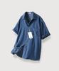 Mood Inside Muse Denim Half Shirt_Deep Blue