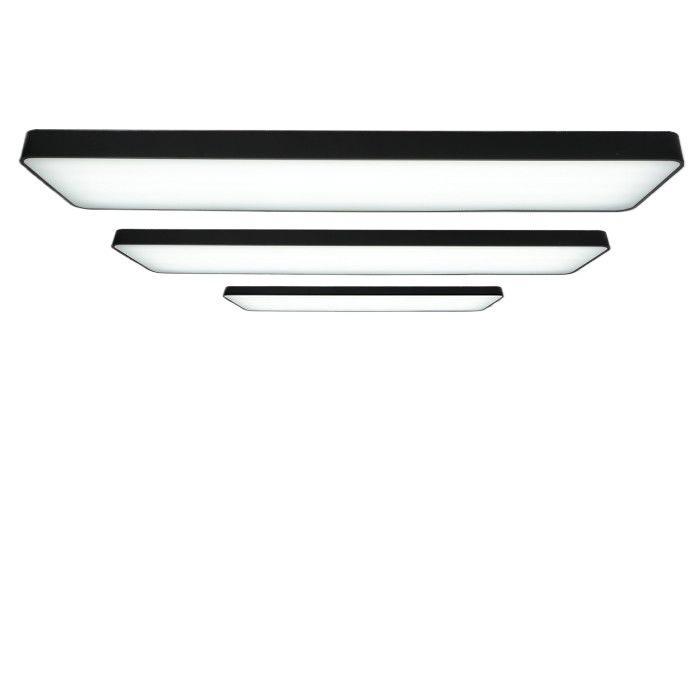 Minimalist Rectangular LED Pendant Light for Barber Shop, Office, or Living Room Ceiling