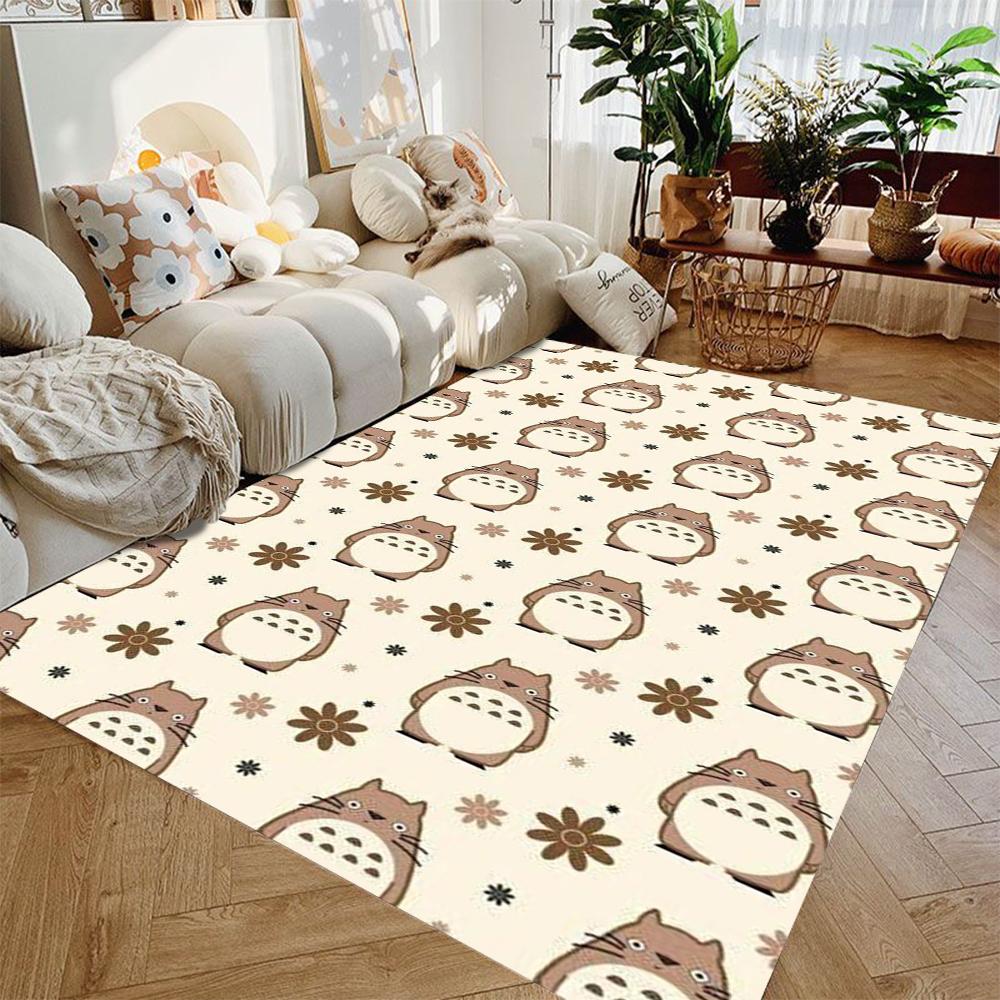 

Anime T-TotoroS No Face Man Kitchen Mat Washable Non-Slip Living Room Sofa Chairs Area Mat Kitchen Toilet Rug Gift 50X80CM