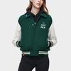 New FILA Baseball Jacket Women's Wheat Sprout Green F11W319707F-GN