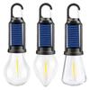 Tent Lamp Portable LED Camping Light Super Bright Flicker Free Waterproof Rechargeable Emergency Light Bulb Solar Lantern
