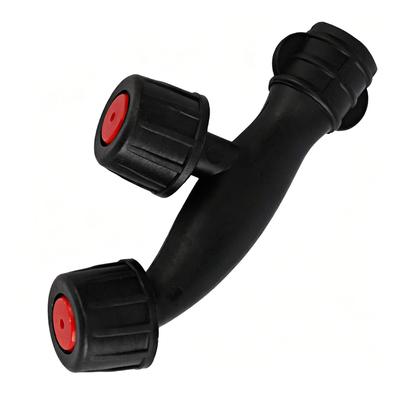 Plastic Double Nozzle Sprayer Head For Garden Yard Lawn Irrigation System F Type Dual Atomizing Watering Tool 10pcs