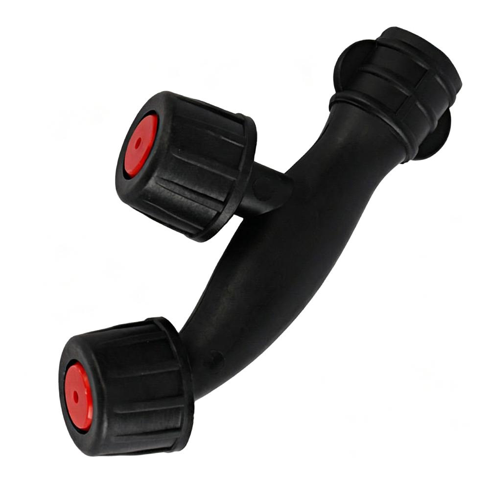 Plastic Double Nozzle Sprayer Head For Garden Yard Lawn Irrigation System F Type Dual Atomizing Watering Tool 10pcs