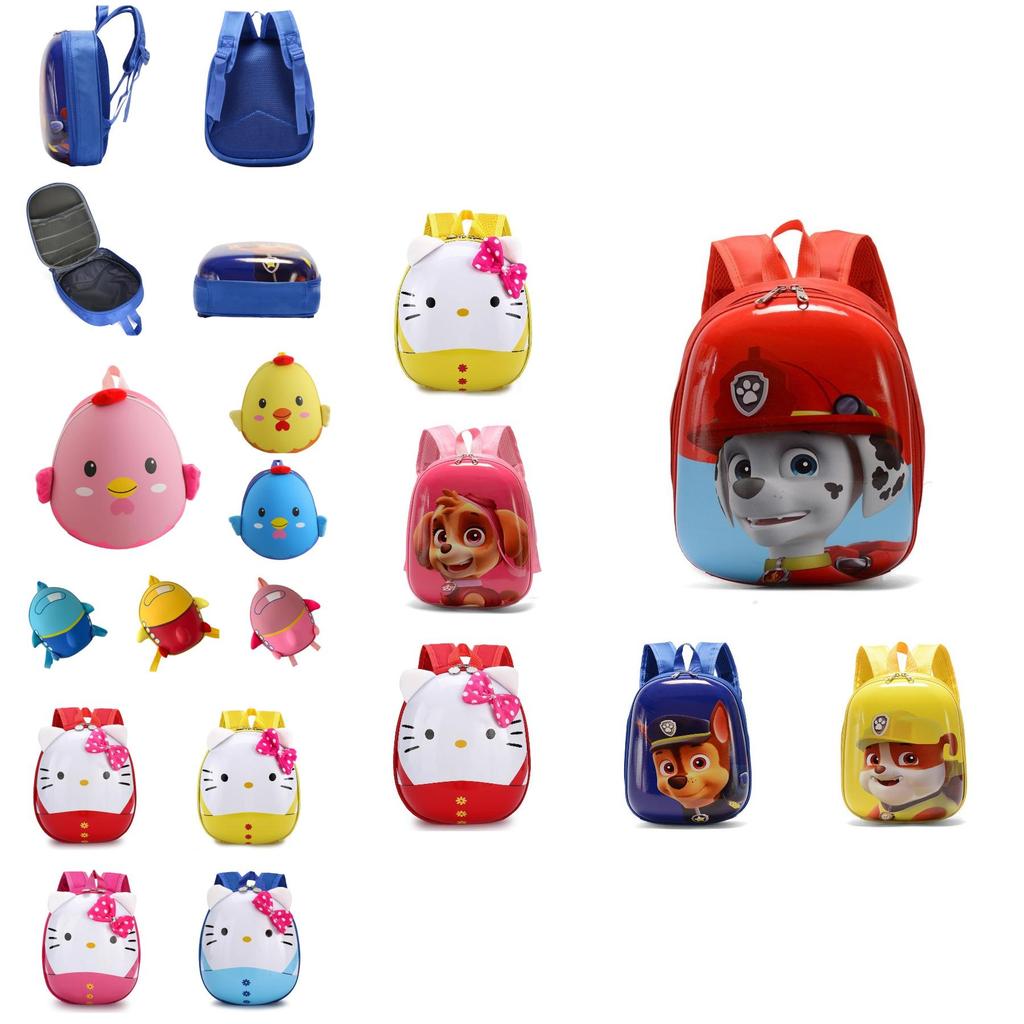 Cute Cartoon Pattern Hard Shell Backpack For Kids Water Proof And Wear-resistant