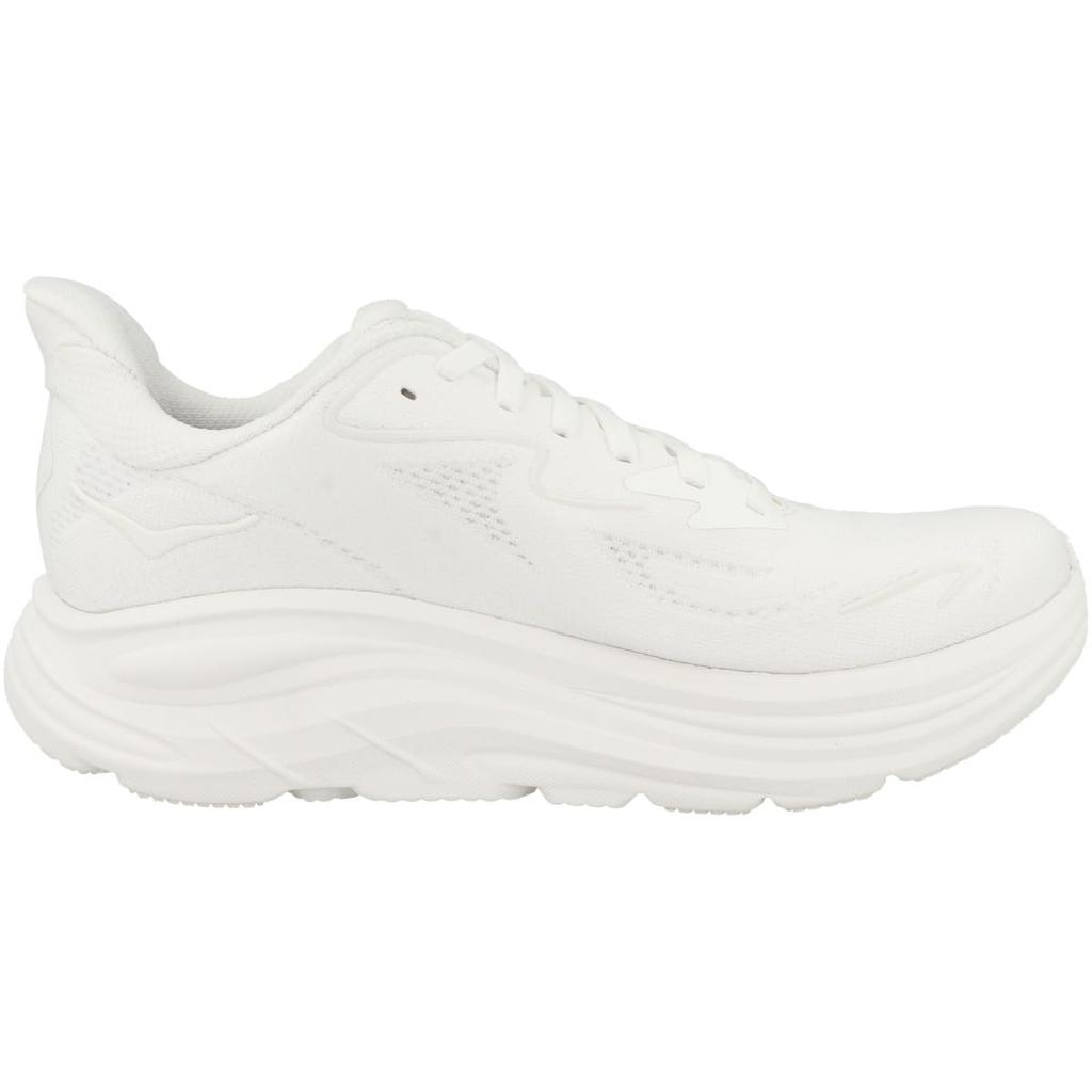 HOKA Clifton 10 Running White Sneakers for Running and and Breathable Shoes, (1162031-WWH), Walking, Ultra-Lightweight, Cushioned, (White/Size