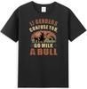 Bauernkuh Wenn Geschlechter Sie Verwirren Gehen Sie Eine Kuh Melken Retro Unisex T-Shirt