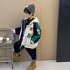 Boys' Lambskin Coat - Thick Winter Sweater with Velvet for Kids, Trendy and Loose Fit