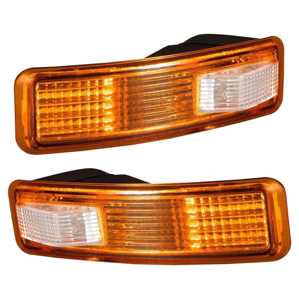 

APSMOTIV Pair of Side Indicator Lamp Light Suitable for Mahindra, Piaggio and Bajaj Auto Tuk tuk Trailer Lights янтарь