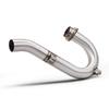 WR450F Stainless Steel Exhaust Pipe for Off-Road Motorcycles (2013-2015) - Non-Destructive Installation