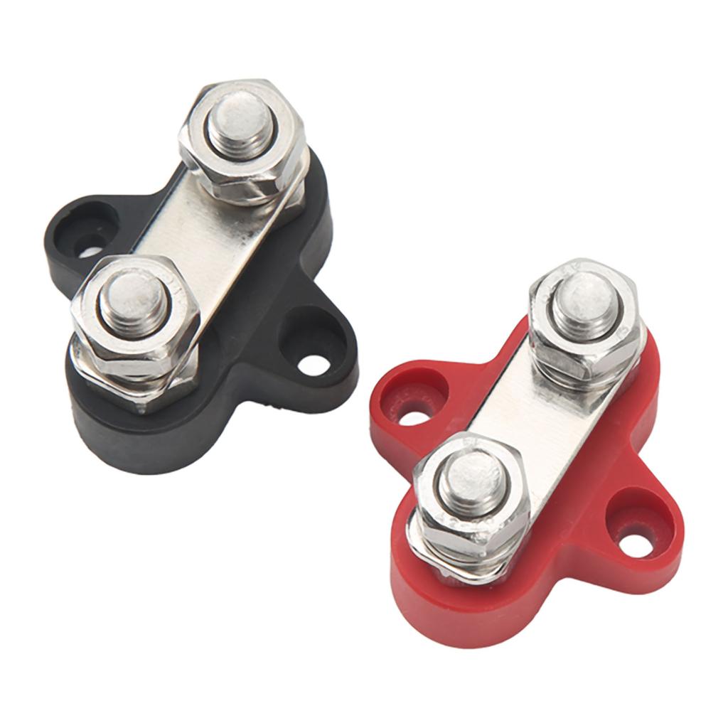 48V Ground Insulated Terminal Post 516in Double Stud with Junction Post M8 Gasket Connection Stud