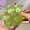 Aesthetic Blue Squishy: Clear Maltose Mochi Squeeze Toy, Creative Office Desk Ornament, Sensory Fidget For Focus, Gift