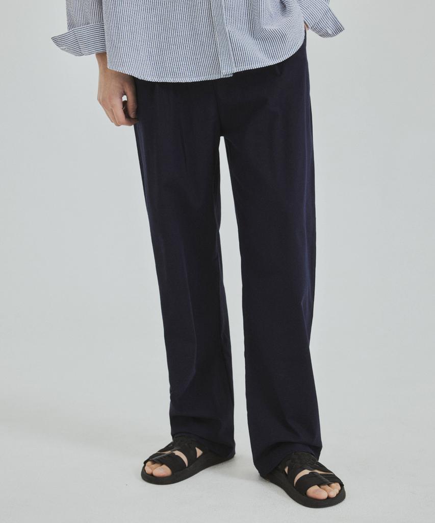 Wednesday Oasis Easy Linen Semi-Wide Elastic Waist Pants (7 Colors)