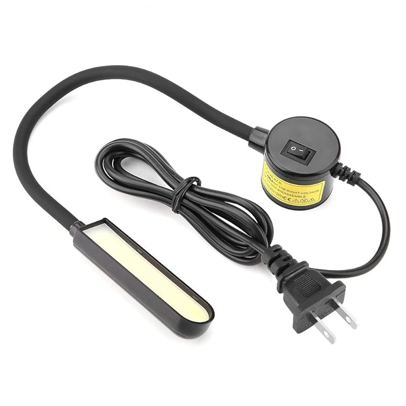 

sewing machine light 110-265V 6W sewing work light COB LED sewing machine neck light with magnetic base For sewing machine lathe (US plug)