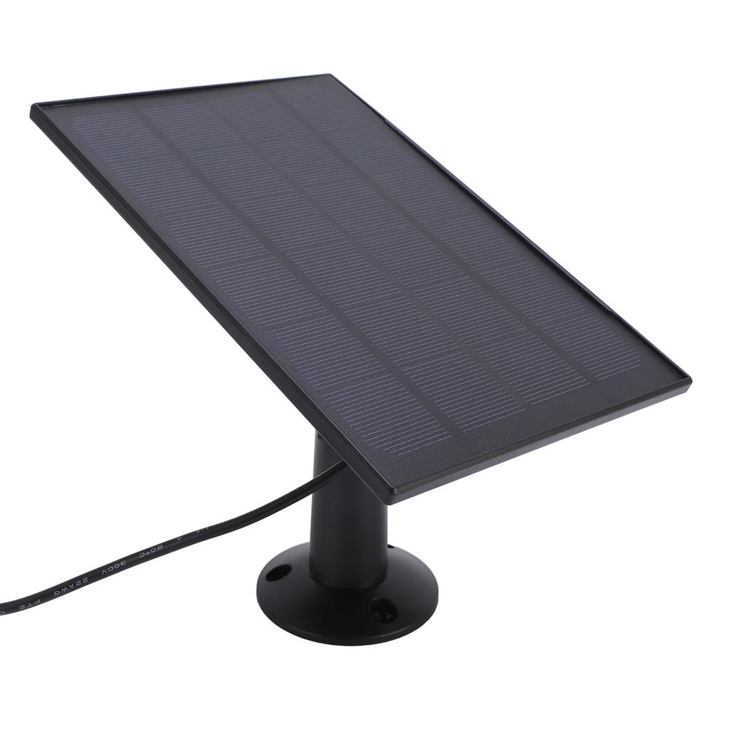 8W Solarpanel für Vogelhaus-Kamera Typ C IP66 Wasserdicht 360-Grad-Halterung Türklingel Solarpanel für Wiederaufladbare