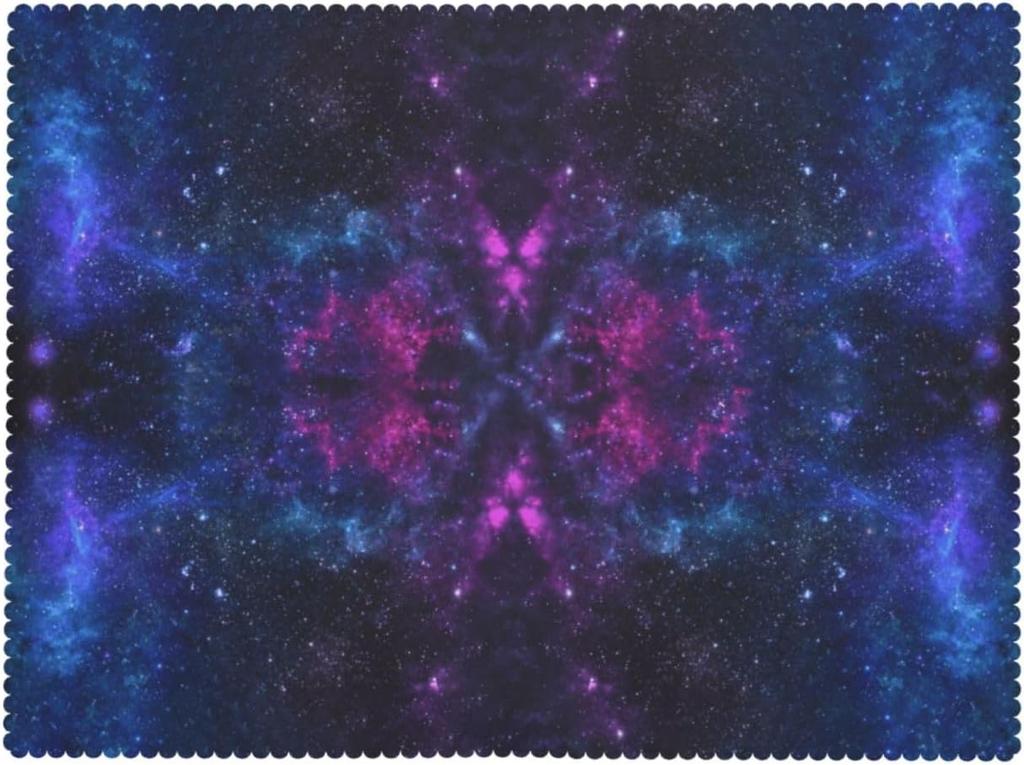 Space Galaxy Rectangle Waterproof Tablecloth Table Decor Space Starry Night Sky Kitchen Dining Tablecloth Holiday Party Decor